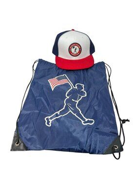 Baseballism Flagman Snapback Retro Dad Hat Cap Drawstring Bag Logo Baseball Lot